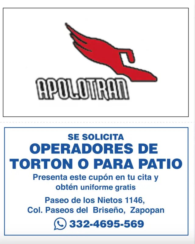 Cupón de empleo en Guadalajara