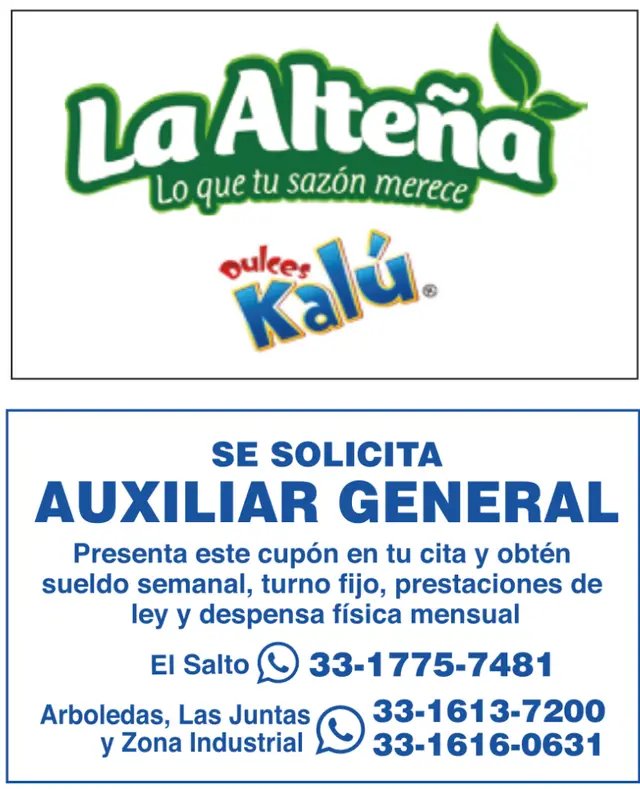 Cupón de empleo en Guadalajara