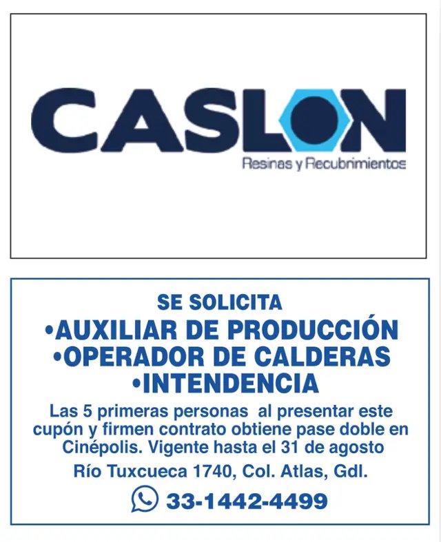 Cupón de empleo en Guadalajara