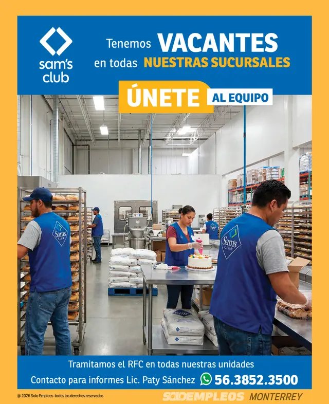 Vacante en Monterrey publicada el 2026-05-22