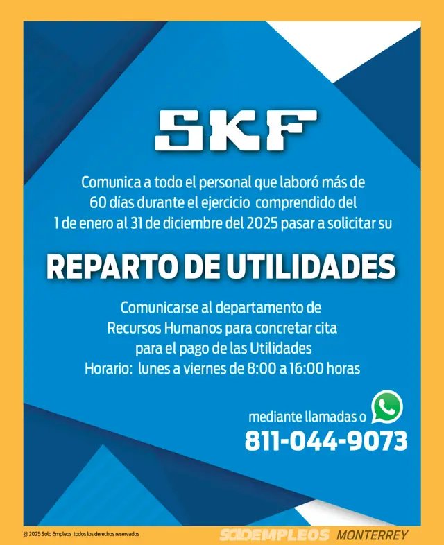 Vacante en Monterrey publicada el 2026-05-26